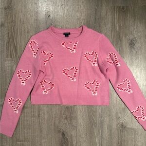 Boohoo Candy Cane crop